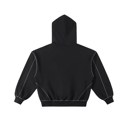 CONTRASTCORE™ BOXY ZIP HOODIE