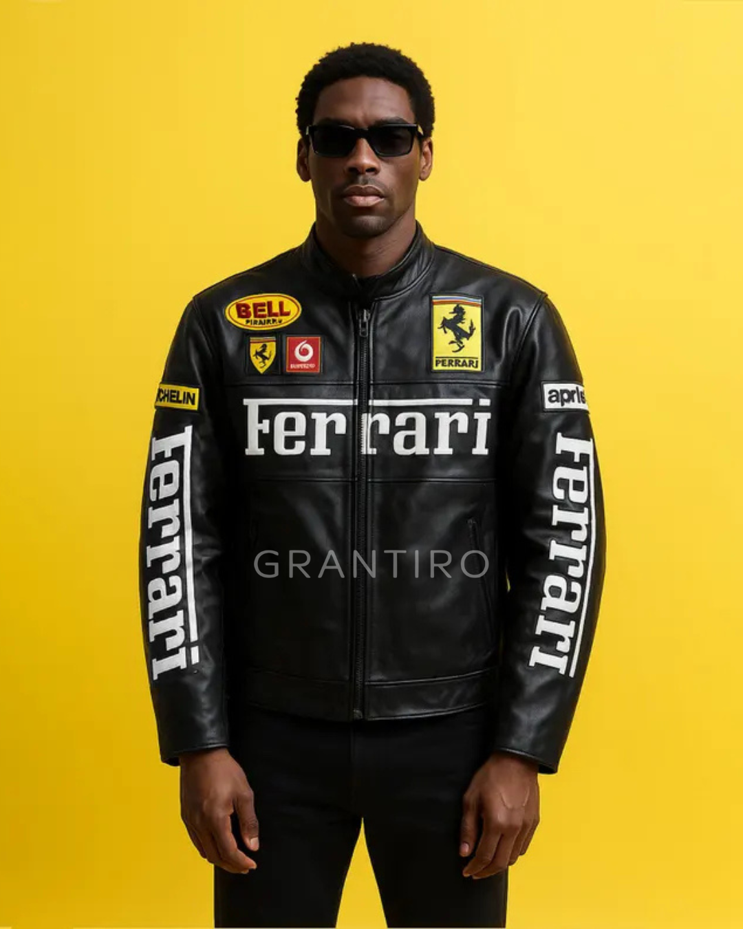 Blacked Ferrari Leather Jacket – Limited Edition