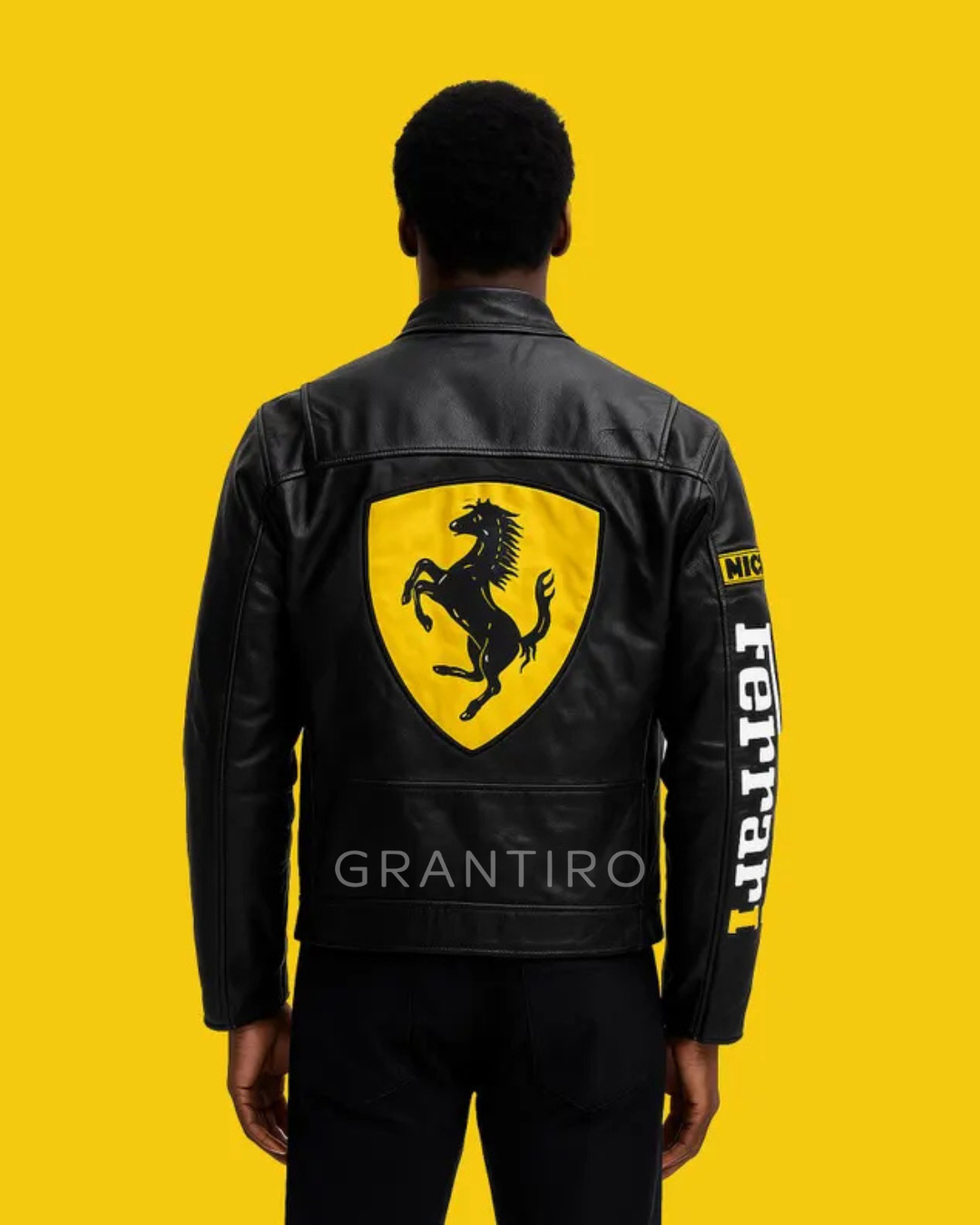 Blacked Ferrari Leather Jacket – Limited Edition