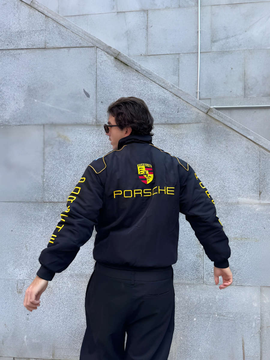Porsche Puffer Embroidered Jacket | Limited-Drop | FERAÏA Velocity Edition