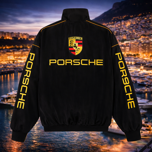 Black Porsche Racing Jacket — Limited Edition