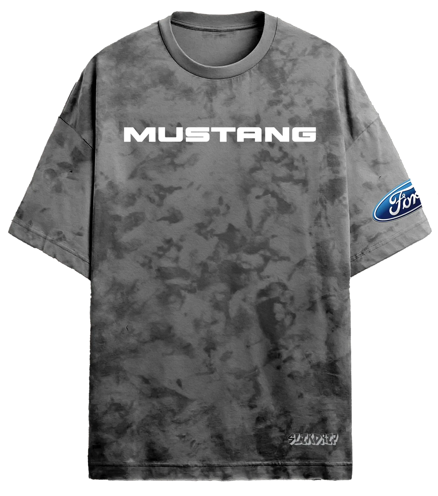 Whimsical Wheels Ford Mustang T-shirt by Grantiro – stylish motorsport fashion for Mustang and muscle car enthusiasts in India.