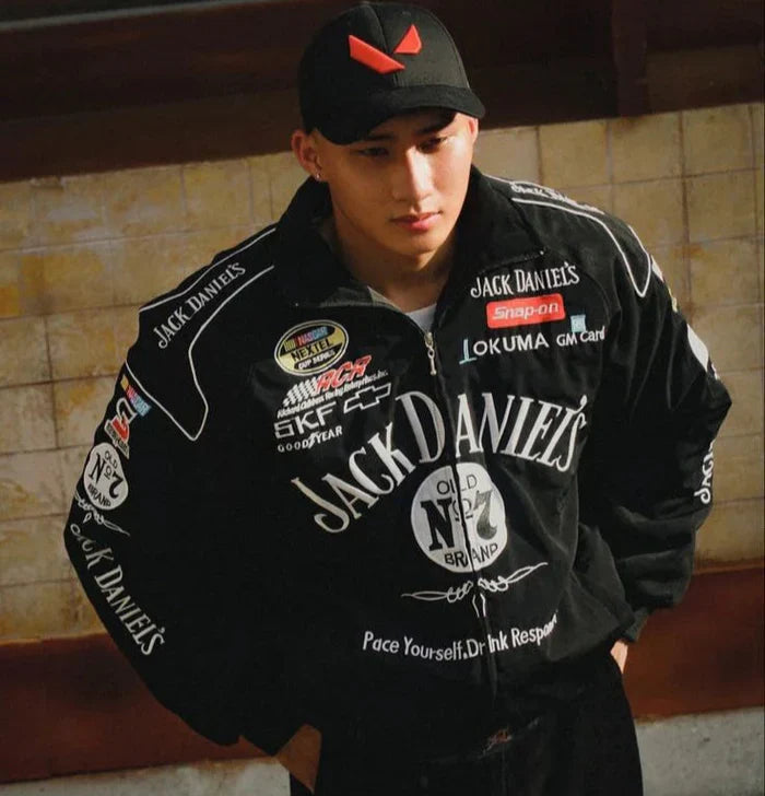 Jack Daniel’s Puffer Embroidered Jacket – Limited Drop | Maison FERAÏA Edition