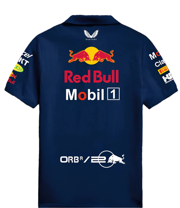 Buy Red Bull Racing polo by Grantiro – stylish and comfortable unisex Formula 1 fan apparel.