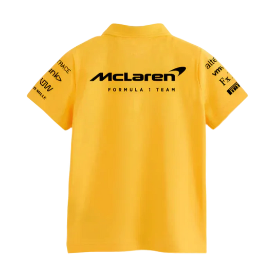 Grantiro F1 McLaren polo in India – premium unisex motorsport polo inspired by McLaren Formula 1 racing.