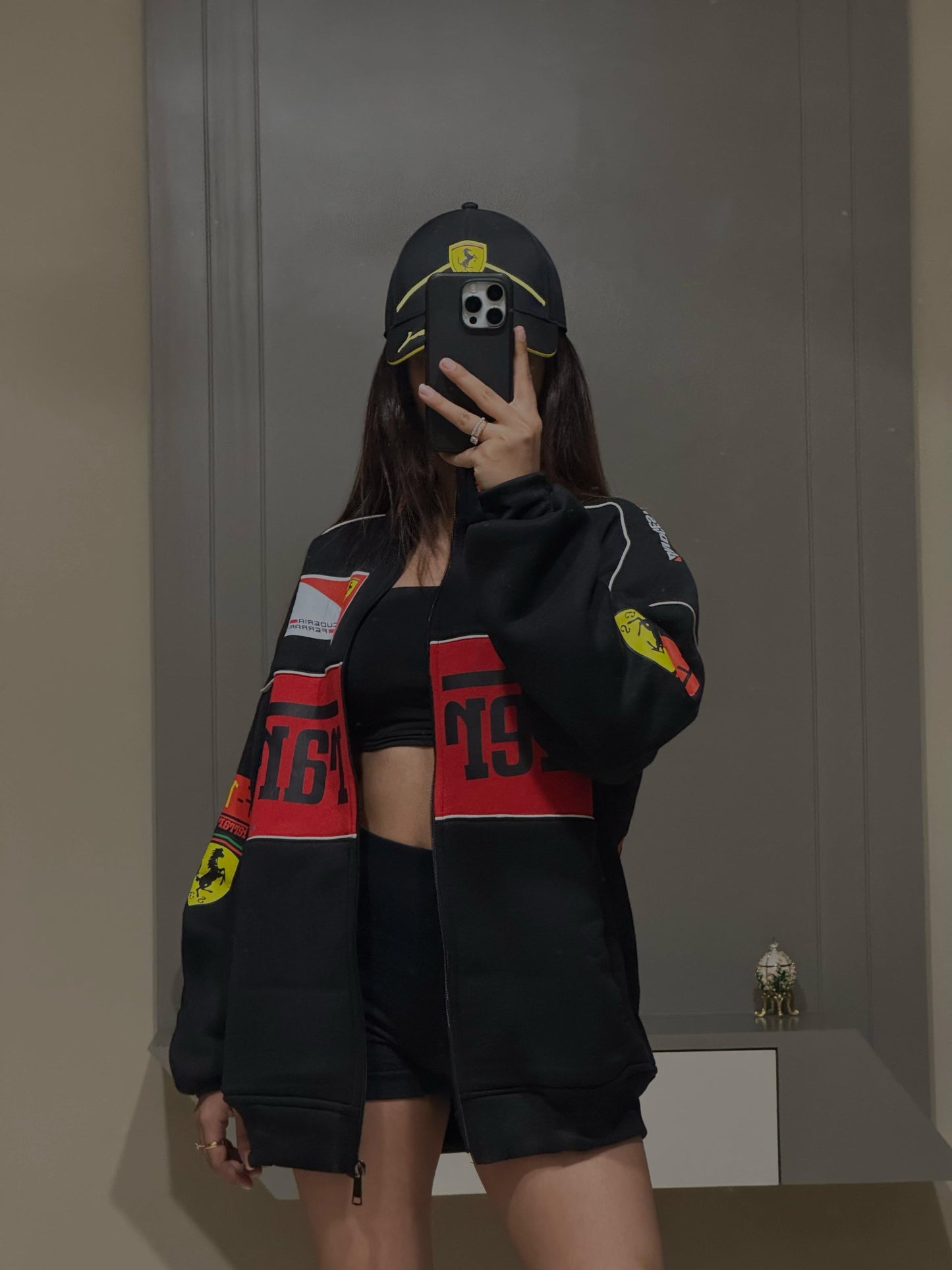 Black Ferrari Scuderia Jacket – Limited Drop | Maison FERAÏA F1 Edition