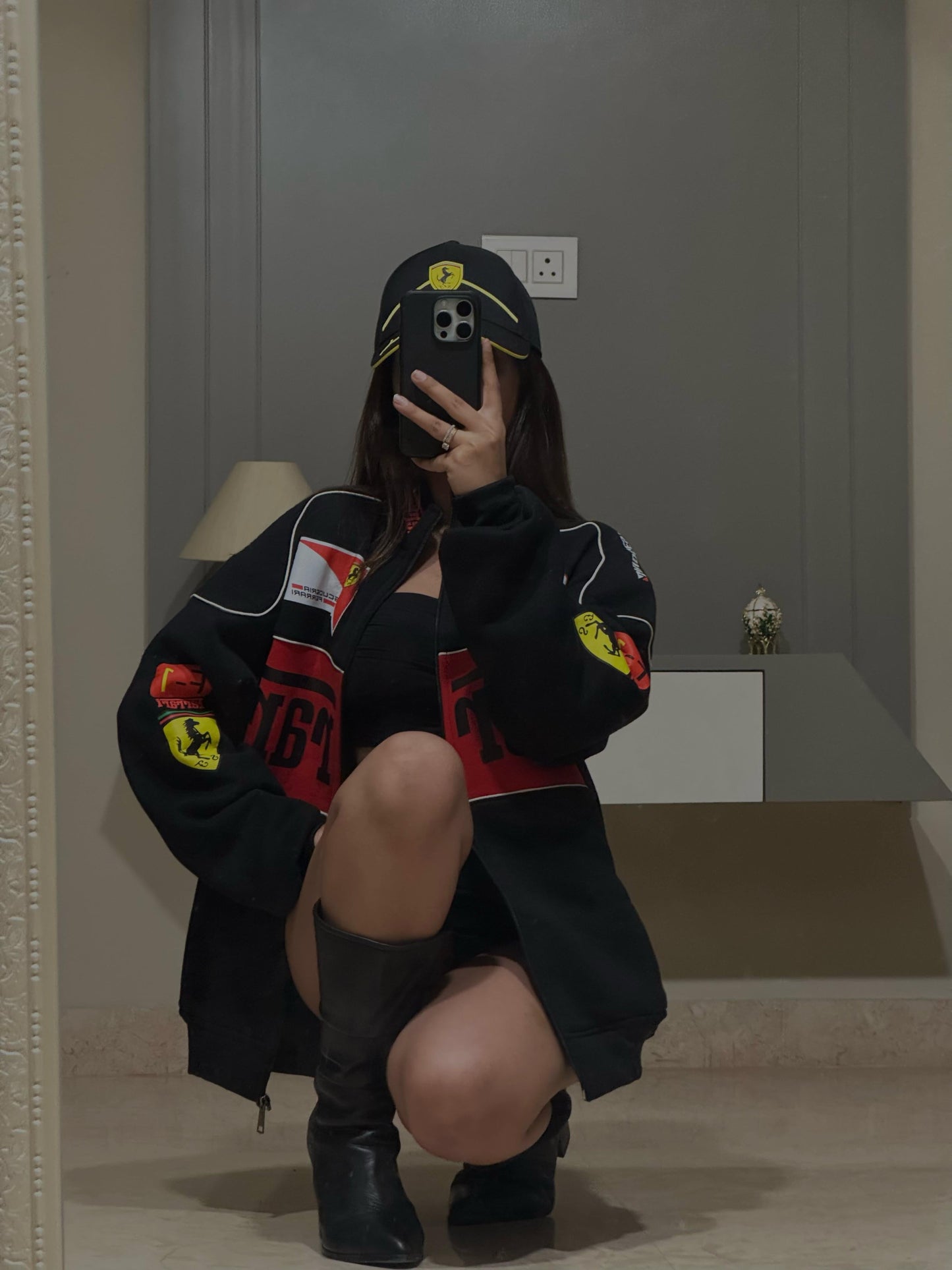 Black Ferrari Scuderia Jacket – Limited Drop | Maison FERAÏA F1 Edition