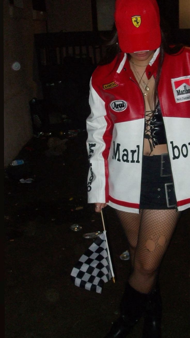 Marlboro Vintage White Leather Jacket – Maison FERAÏA Legacy Edition