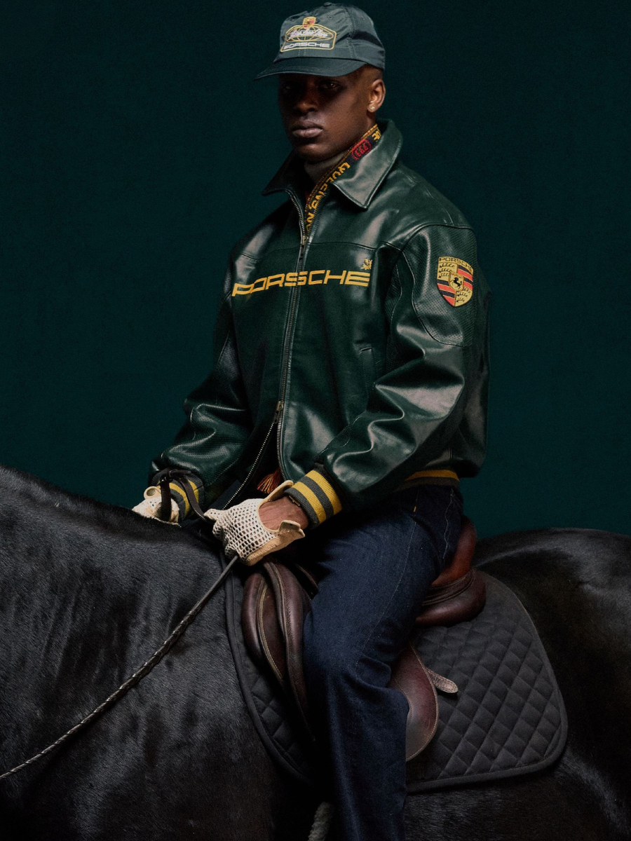 Porsche Vintage Leather Jacket | FERAÏA Luxe Edition