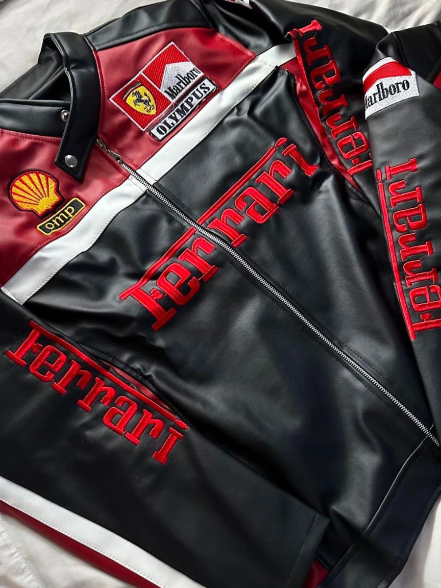 Ferrari Olympus Leather Jacket | FERAÏA F1 Edition