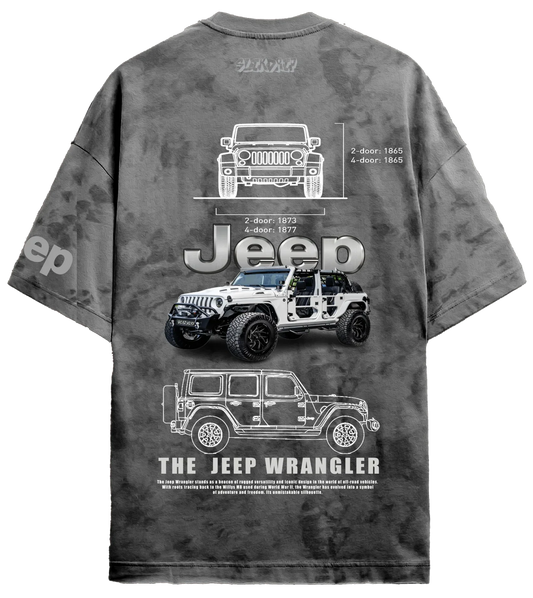 Grantiro Jeep Wrangler T-shirt from the Whimsical Wheels collection – premium unisex streetwear inspired by the legendary off-road SUV.
