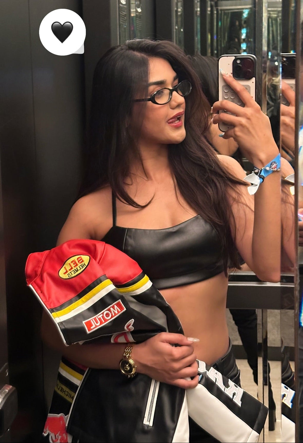 Red Bull Black & Red Leather Jacket | FERAÏA Vintage Edition