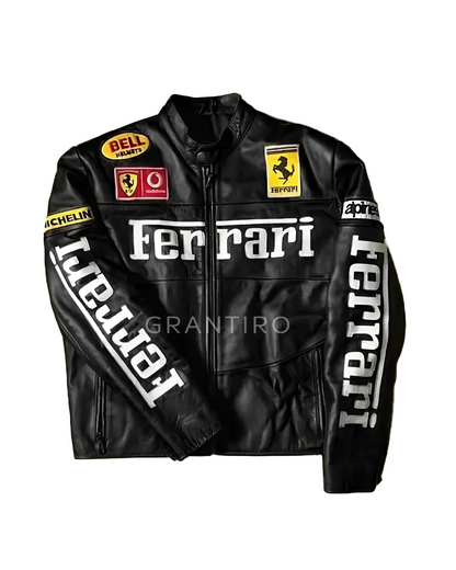 Blacked Ferrari Leather Jacket – Limited Edition