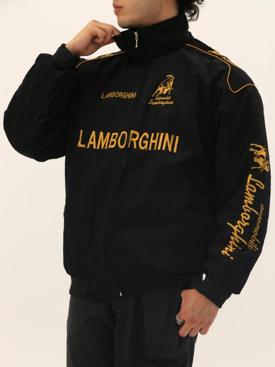 Lamborghini Puffer Embroidered Jacket | Limited-Drop | FERAÏA Velocity Edition