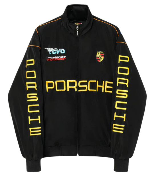 Porsche Jacket Embroidered Puffer – Maison FERAÏA Limited Edition