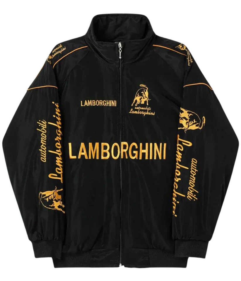 Lamborghini Puffer Embroidered Jacket | Limited-Drop | FERAÏA Velocity Edition