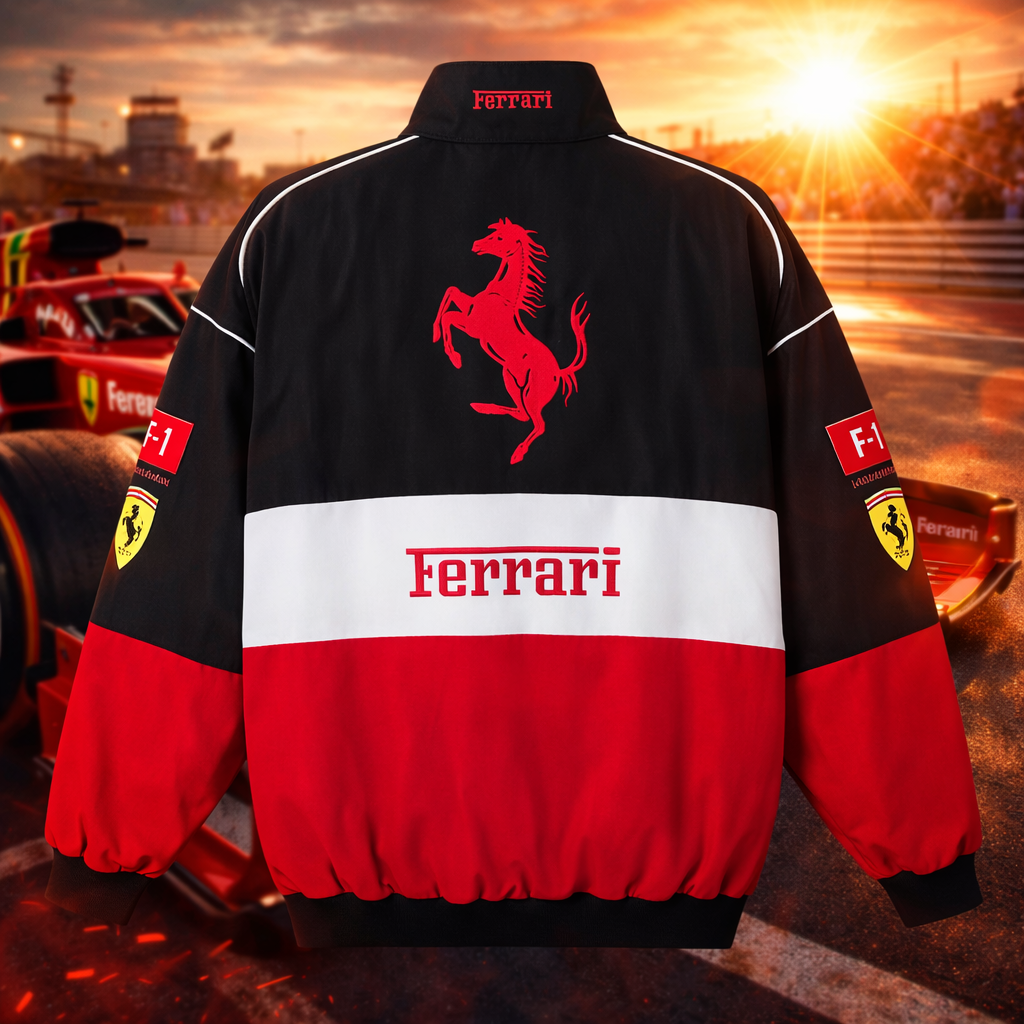 Ferrari Tri-Color Racing Jacket — Limited Edition