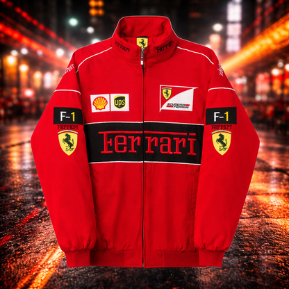 Red Ferrari Racing Jacket — Limited Edition
