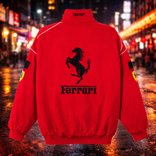 Red Ferrari Racing Jacket — Limited Edition