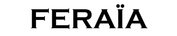 Black 'FERAIA' logo on a white background