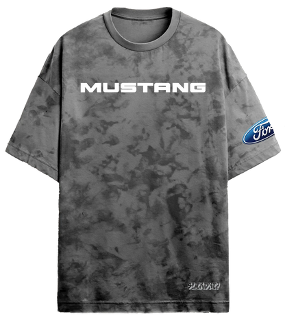 Whimsical Wheels Ford Mustang T-shirt by Grantiro – stylish motorsport fashion for Mustang and muscle car enthusiasts in India.