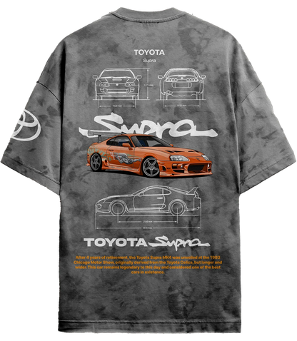 Grantiro Supra T-shirt from the Whimsical Wheels collection – premium unisex streetwear inspired by the legendary Toyota Supra.