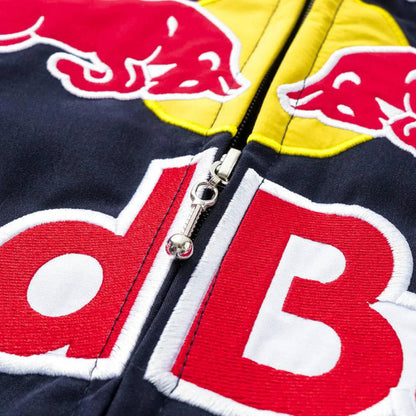 Red Bull Racing Embroidered Puffer Jacket – Maison FERAÏA Limited Edition