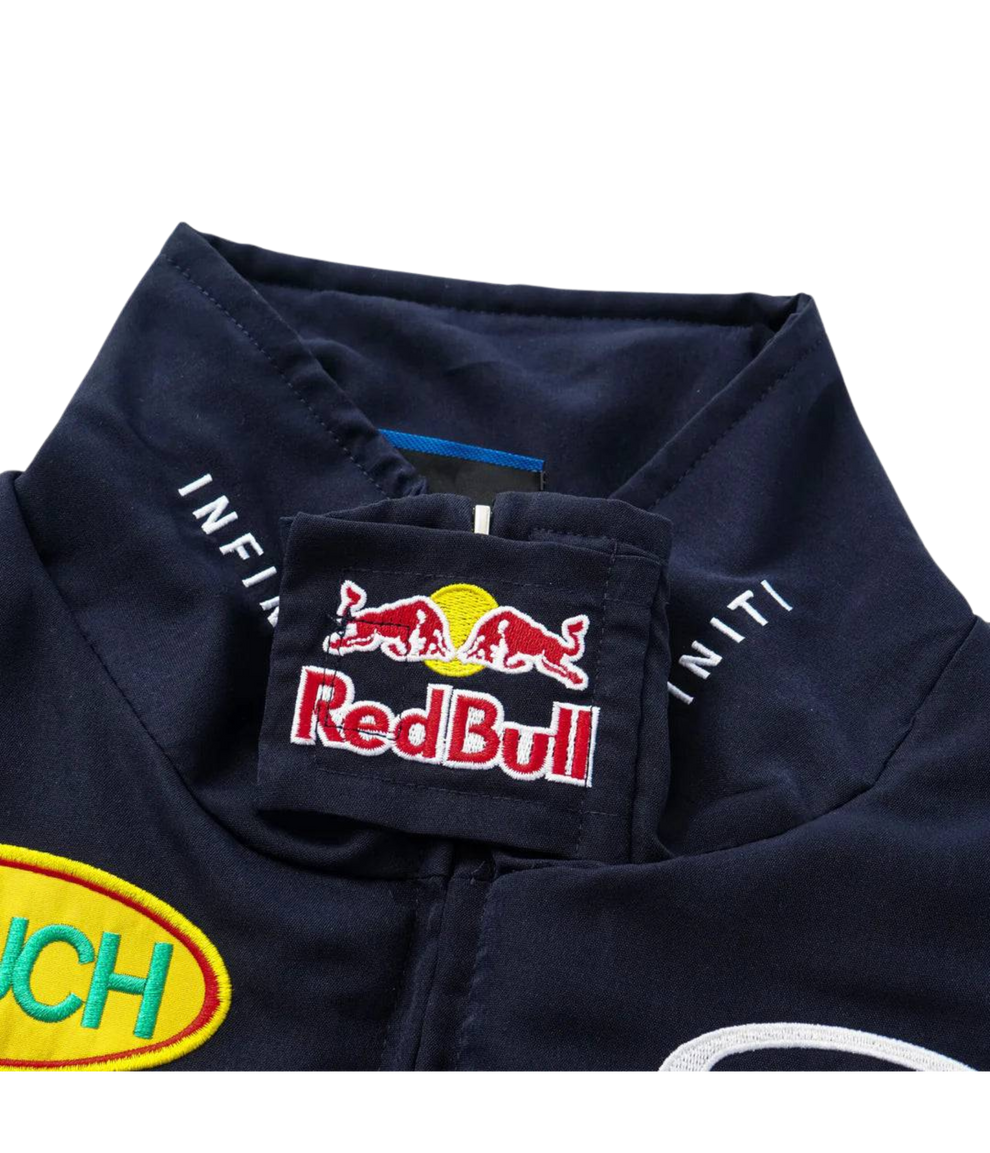 Red Bull Racing Puffer Embroidered Jacket – NAVY BLUE – Limited Drop | FERAÏA F1 Edition