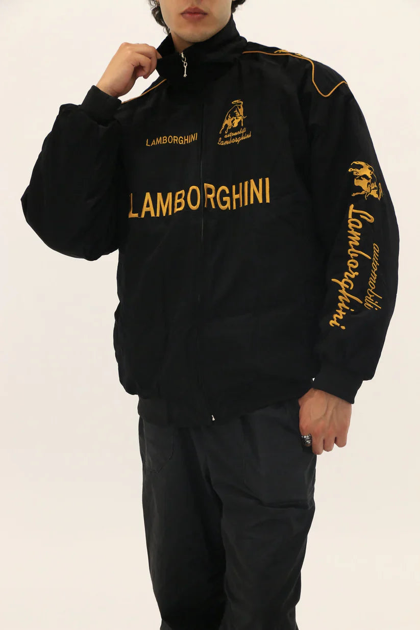 Lamborghini Puffer Embroidered Jacket | Limited-Drop | FERAÏA Velocity Edition