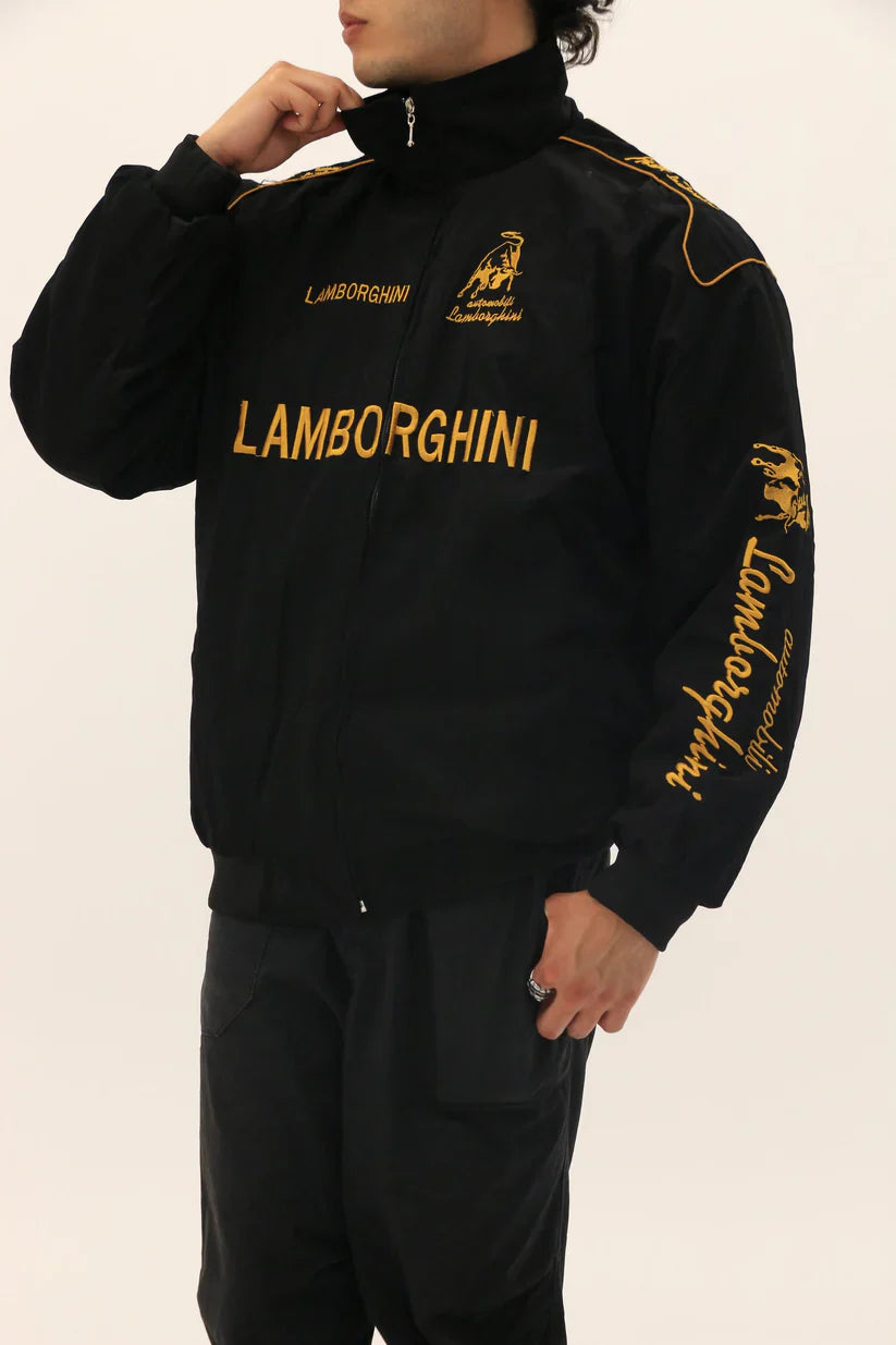 Lamborghini Puffer Embroidered Jacket | Limited-Drop | Maison FERAÏA Velocity Edition