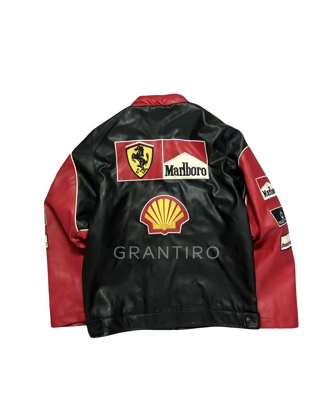 Marlboro Black Red Leather Jacket – Maison FERAÏA Legacy Edition