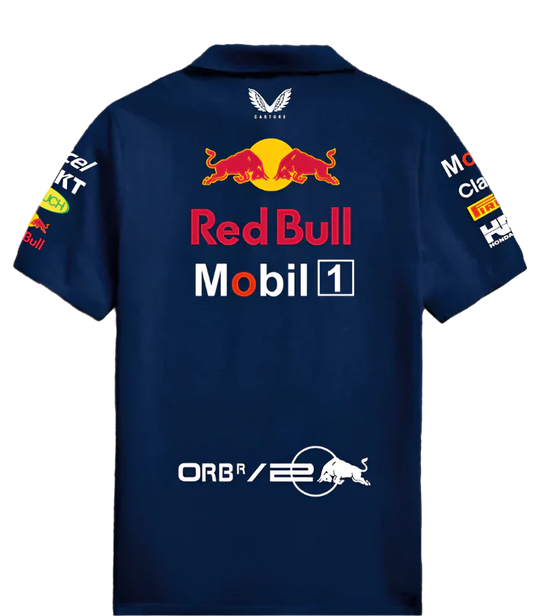 Buy Red Bull Racing polo by Grantiro – stylish and comfortable unisex Formula 1 fan apparel.