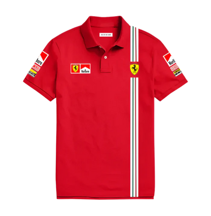 Grantiro F1 racing polo – high-quality unisex motorsport fashion for vintage F1 and racing enthusiasts.