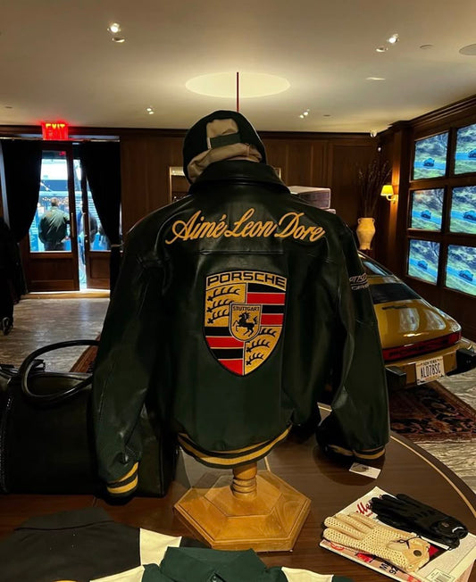 Porsche Vintage Leather Jacket | Maison FERAÏA Luxe Edition