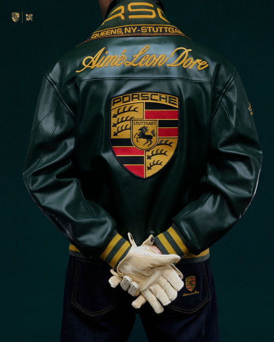 Porsche Vintage Leather Jacket | Maison FERAÏA Luxe Edition